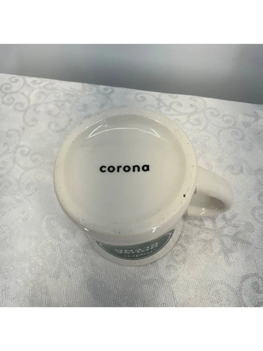 Metro Diner House Blend Coffee Mug White Ceramic 4